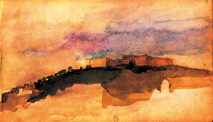  埃德加·德加 Edgar Degas—— 那不勒斯风光